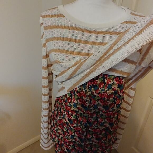 Anthropologie 9-H15 StCL 2 Blouse Top Layered XS - Picture 5 of 6